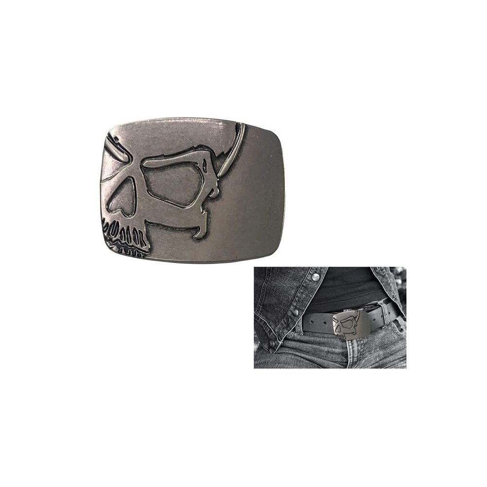 3660 Skull Belt Buckle, Western Belt Buckles , Cowgirl Cowboy Rodeo Jeans